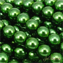 Voskované perly 8mm zelená 70456, 75ks (37_70456vb8)